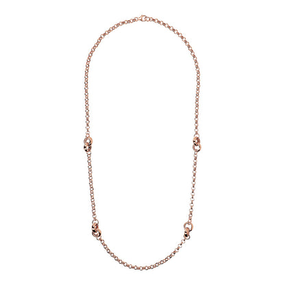 Bronzallure Purezza Long Rolo Link Necklace 91.4cm - Prime & Pure