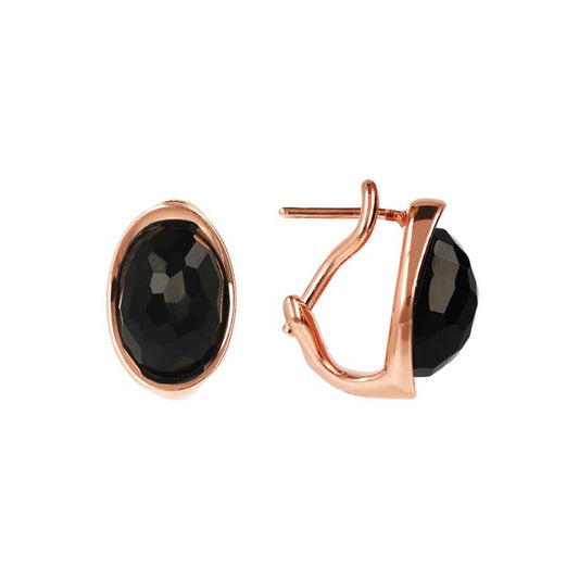 Bronzallure Felicia Black Onyx Earrings - Prime & Pure