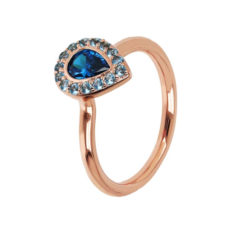 Bronzallure Miss Blue Ring - Prime & Pure