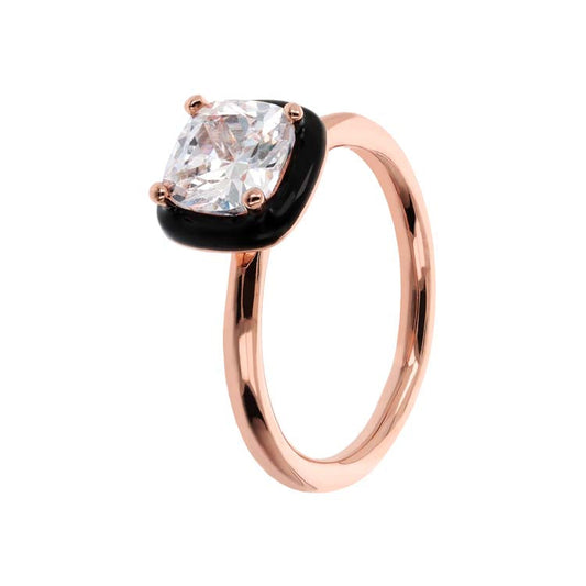 Bronzallure Altissima Black Ring - Prime & Pure