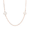 Bronzallure Alba White Mother of Pearl Necklace - Prime & Pure