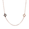 Bronzallure Alba Black Cubic Zirconia Necklace - Prime & Pure