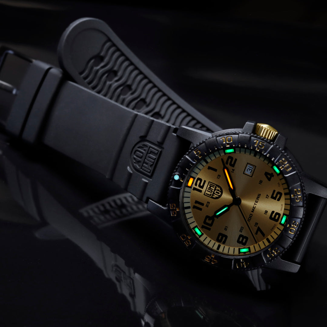 Luminox Leatherback Sea Turtle Gold Edition Watch - 0325 - Prime & Pure