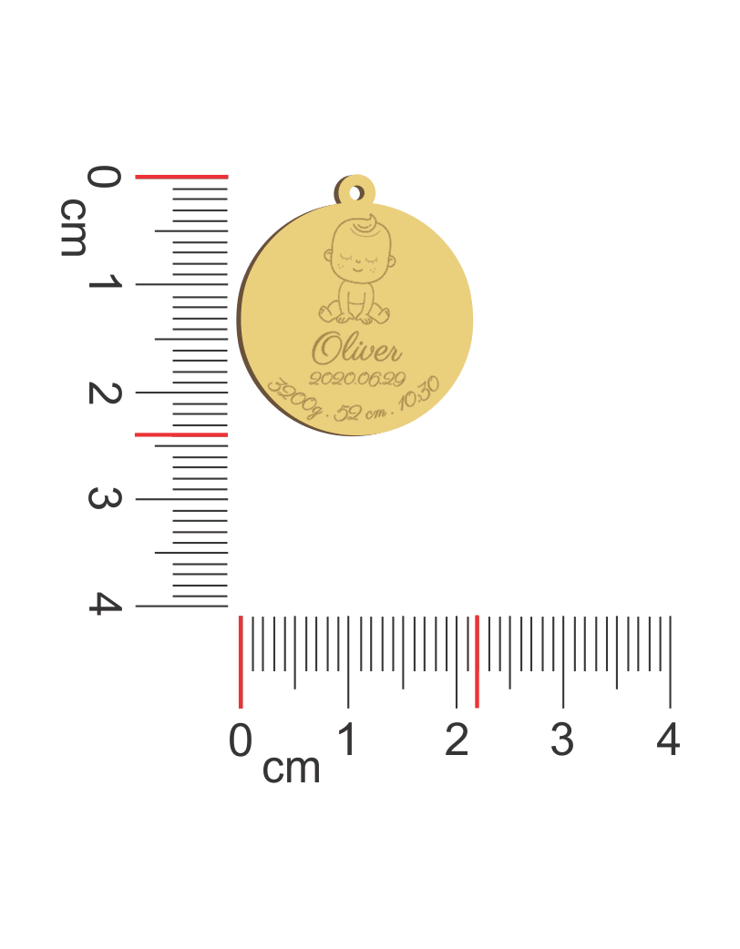 Baby Girl ID Necklace - Prime & Pure