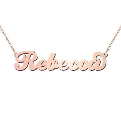 Rose Gold Name Necklace - Prime & Pure