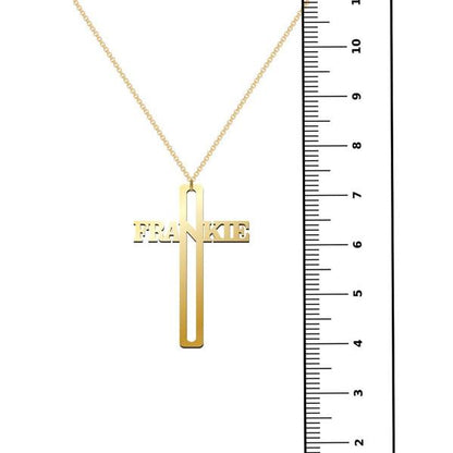 Cross Name Necklace - Prime & Pure