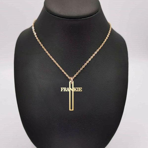 Cross Name Necklace - Prime & Pure