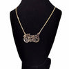 Customisable Real Gold Name Necklace - Special Design - Prime & Pure