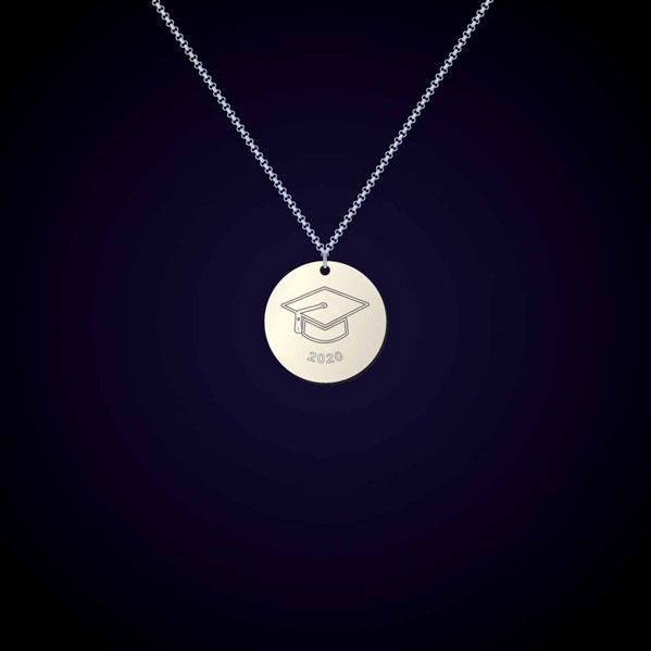 Engravable Graduation Pendant - Prime & Pure