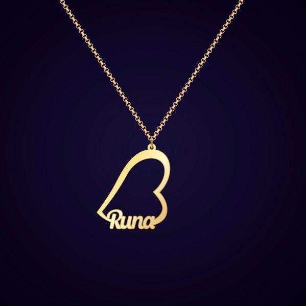 Heart Name Necklace Special Design - Prime & Pure