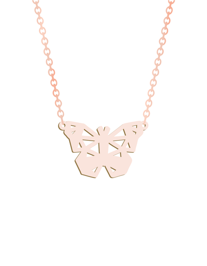 Geometric Butterfly Necklace - Prime & Pure