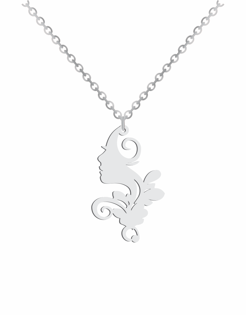 Floral Face Necklace - Prime & Pure