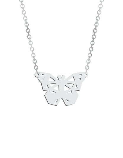 Geometric Butterfly Necklace - Prime & Pure