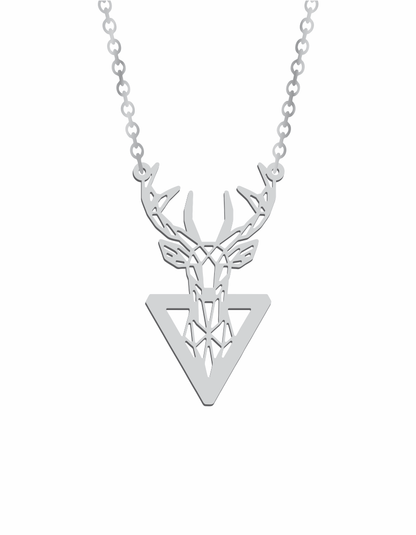 Geometric Deer (1) Necklace - Prime & Pure