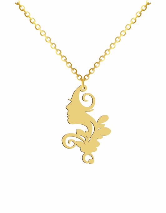 Floral Face Necklace - Prime & Pure