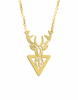 Geometric Deer (1) Necklace - Prime & Pure