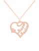 Couples Small Heart Names Necklace - Prime & Pure