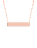 Engraved Name Bar Necklace - Prime & Pure