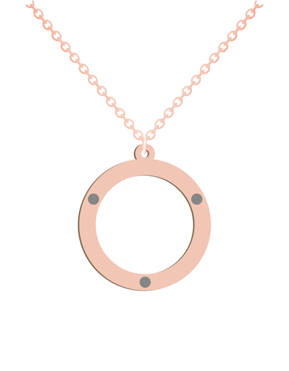 Family Circle Engraved Names Necklace - Prime & Pure