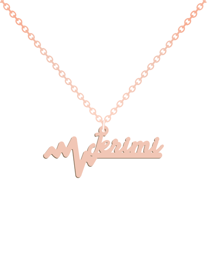 Heartbeat Name Necklace - Prime & Pure