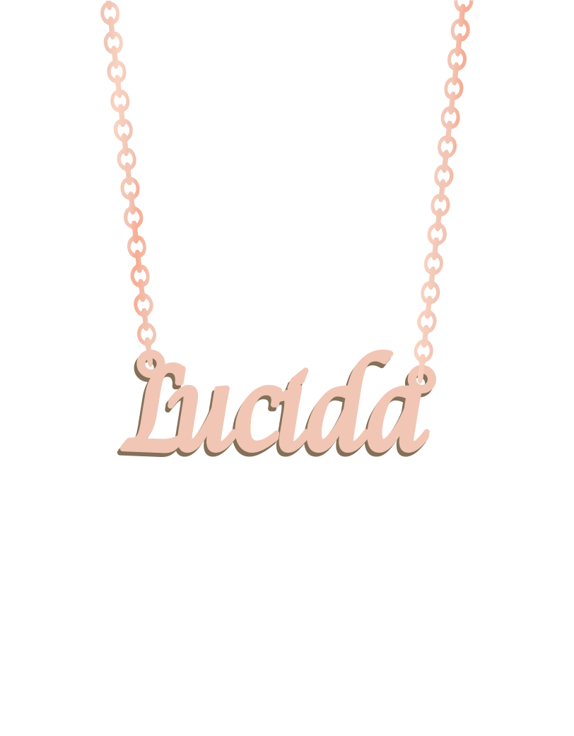 Lucide Name Necklace - Prime & Pure