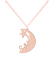 Moon Star Name Necklace - Prime & Pure