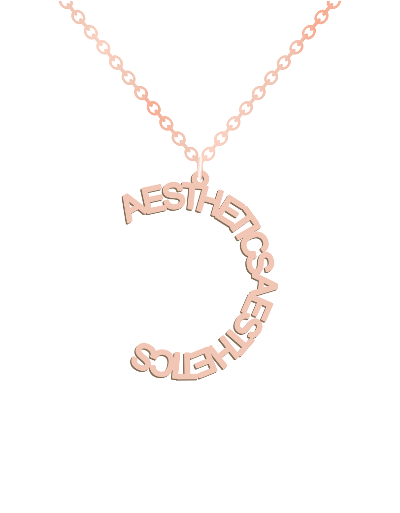 Semicircle Name Necklace - Prime & Pure