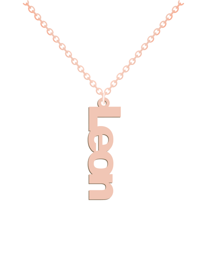 Vertical Name Necklace - Prime & Pure