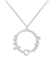 Couples Names Love Circle Necklace - Prime & Pure