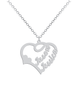 Couples Small Heart Names Necklace - Prime & Pure