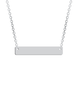 Engraved Name Bar Necklace - Prime & Pure