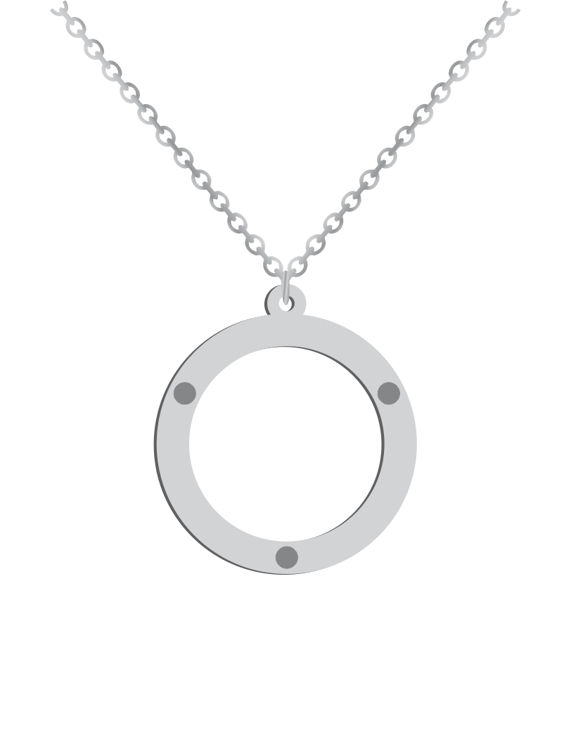 Family Circle Engraved Names Necklace - Prime & Pure