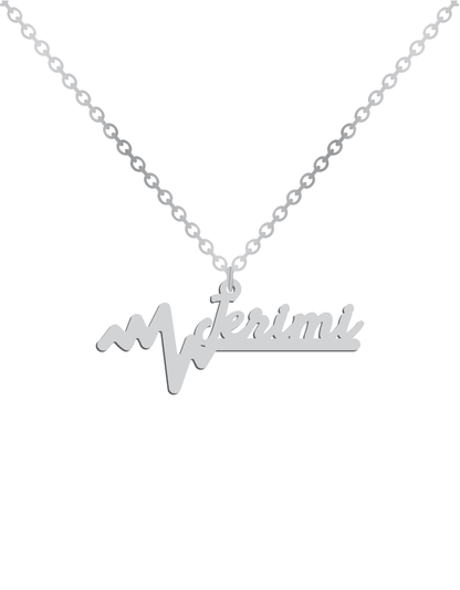 Heartbeat Name Necklace - Prime & Pure