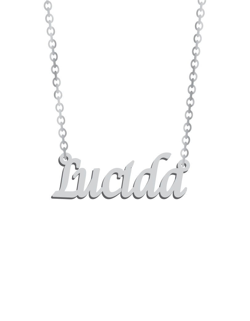 Lucide Name Necklace - Prime & Pure