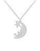 Moon Star Name Necklace - Prime & Pure