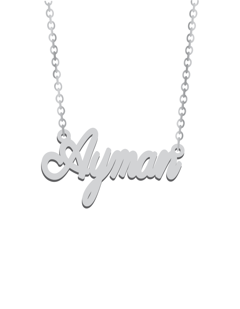 Necklaces with your name deals on it