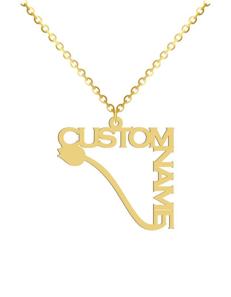 Couples Names with Tulip Necklace - Prime & Pure