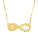 Infinity Cross Name Necklace - Prime & Pure