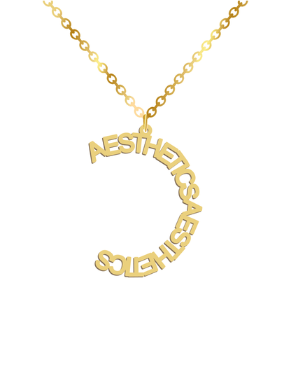 Semicircle Name Necklace - Prime & Pure