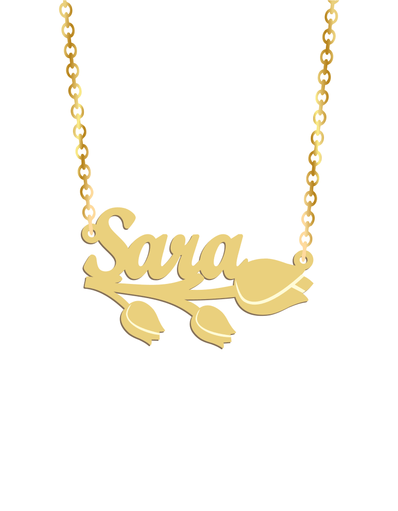 Tulip Name Necklace - Prime & Pure