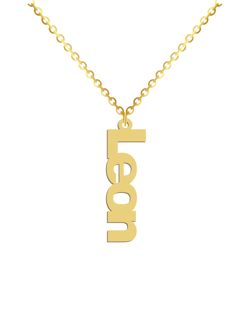 Vertical Name Necklace - Prime & Pure