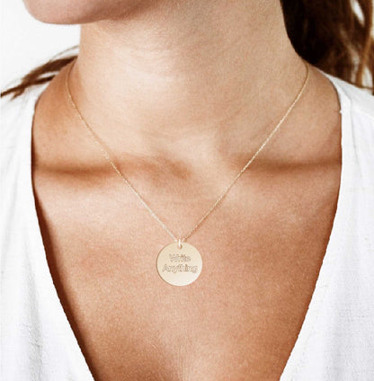 Circle Name Necklace - Prime & Pure