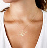 Couples Heart Arrow Engraved Names Necklace - Prime & Pure