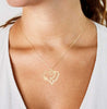 Couples Small Heart Names Necklace - Prime & Pure