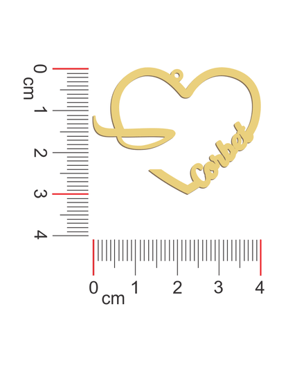 Heart Signature Name Necklace - Prime & Pure