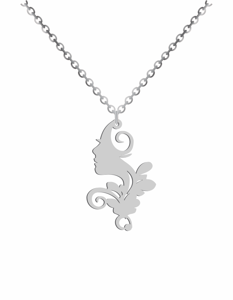 Floral Face Necklace - Prime & Pure