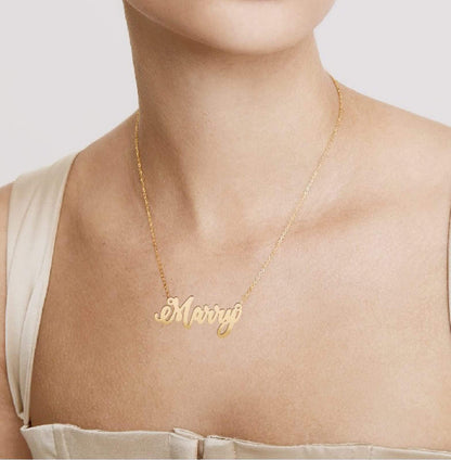 Stylish Name Necklace - Prime & Pure