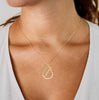 Tear Drop Butterflies Name Necklace - Prime & Pure