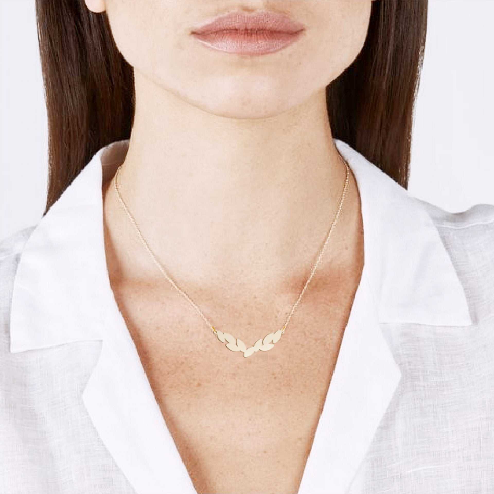 V Leaves Necklace - Prime & Pure