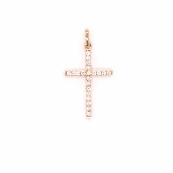 9 Karat Yellow Gold Cross - Prime & Pure